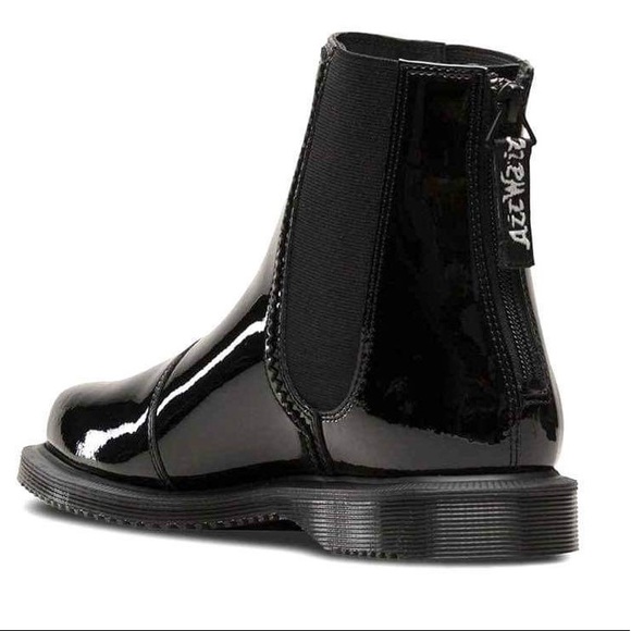 Dr.Martens Zillow Black Glossy Patent Leather Boors - Picture 4 of 14